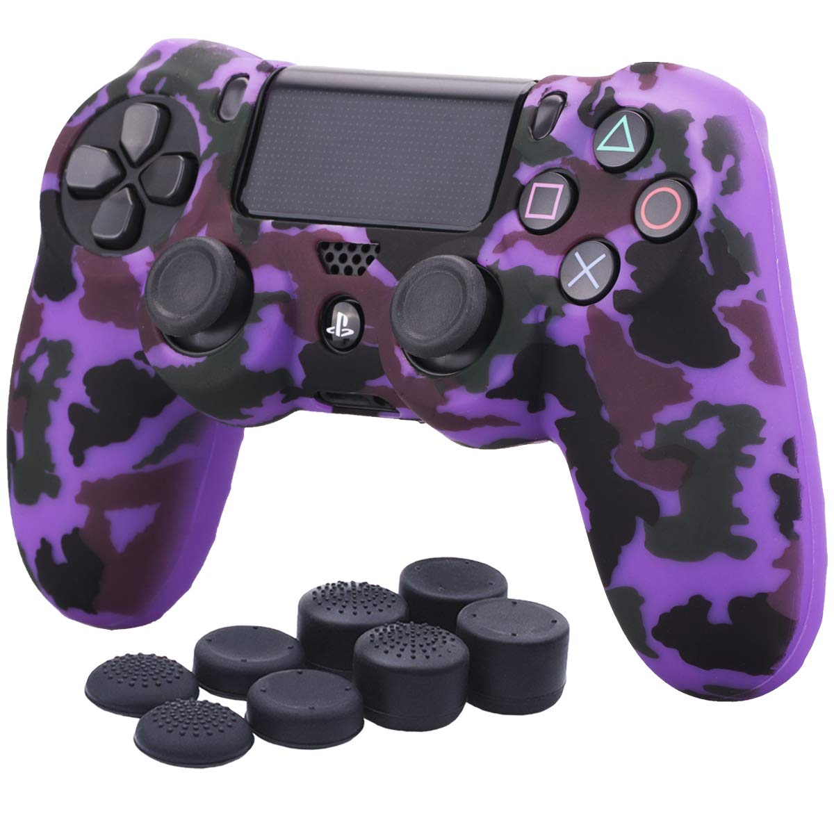 PS4 Controller Silicone Skin with Finger Grips Bundle BN31