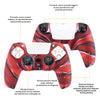 PS5 Controller Silicone Skin with Finger Grips Bundle BN44