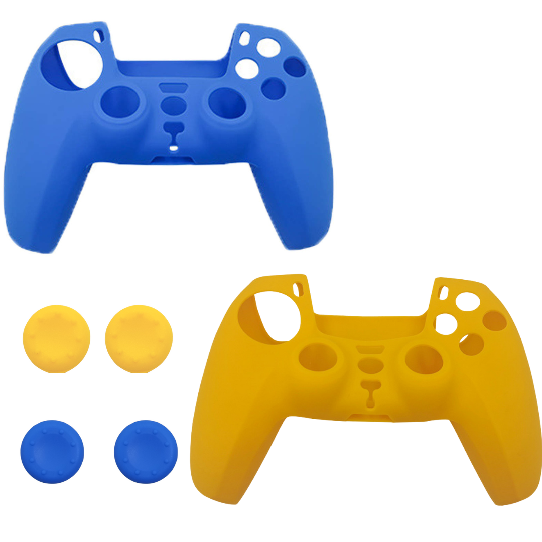 PS5 Controller Silicone Case and Thumb Grips - Pack of 2 BN21