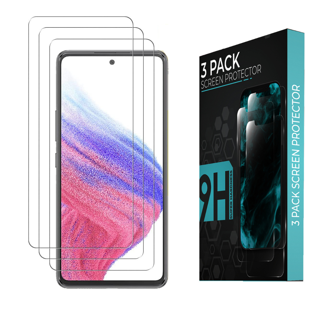 EGS - Samsung A73 5G 3 Pack Screen Protector 9H Tempered Glass