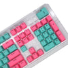 Pink and Cyan 104-Piece Backlit Keycaps Set for Mechanical Keyboard - OEM Profile