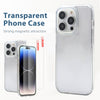 EGS - Clear Case Screen protector and Camera Lens protector Combo for iPhone 15 Series
