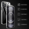 iPhone 13 Pro Max Clear Strong TPU Case and 2 Tempered Glass Screen Protectors