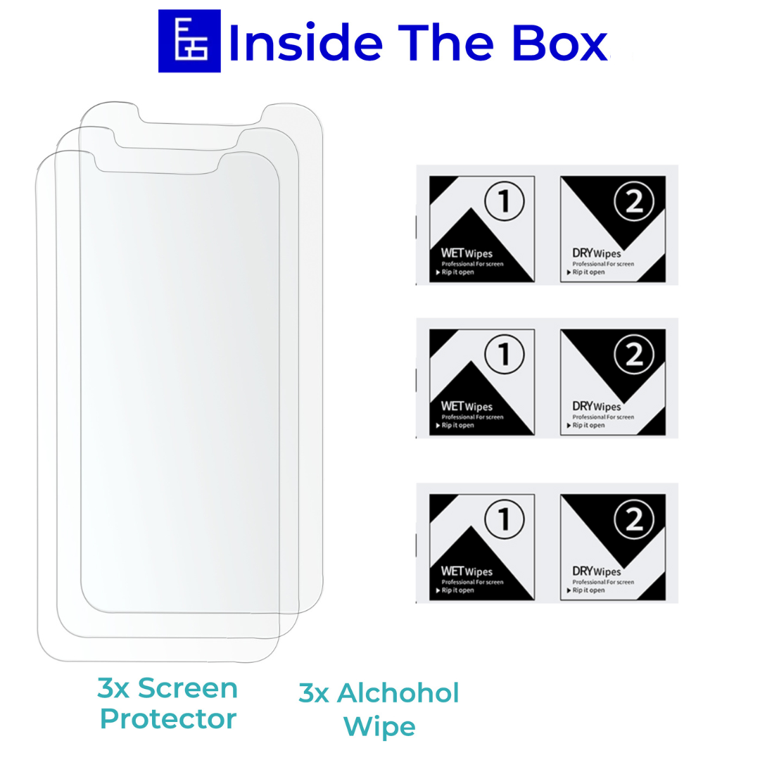 EGS - Xiaomi Redmi 9A 3 Pack Screen Protector 9H Tempered Glass