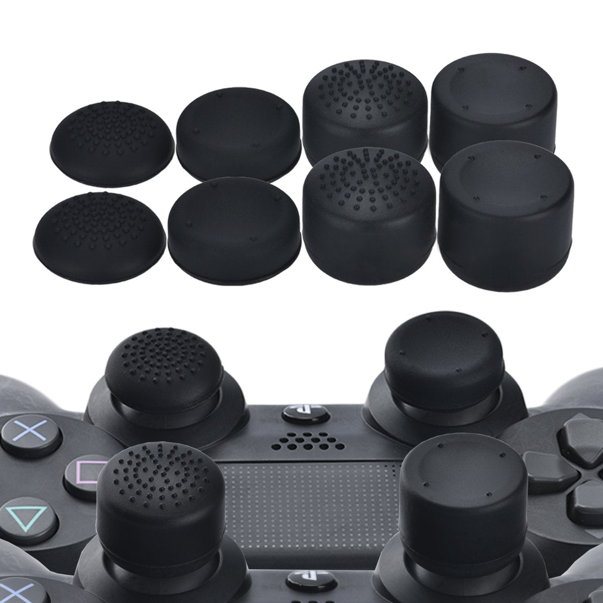 PS4 Controller Silicone Skin with Finger Grips Bundle BN30