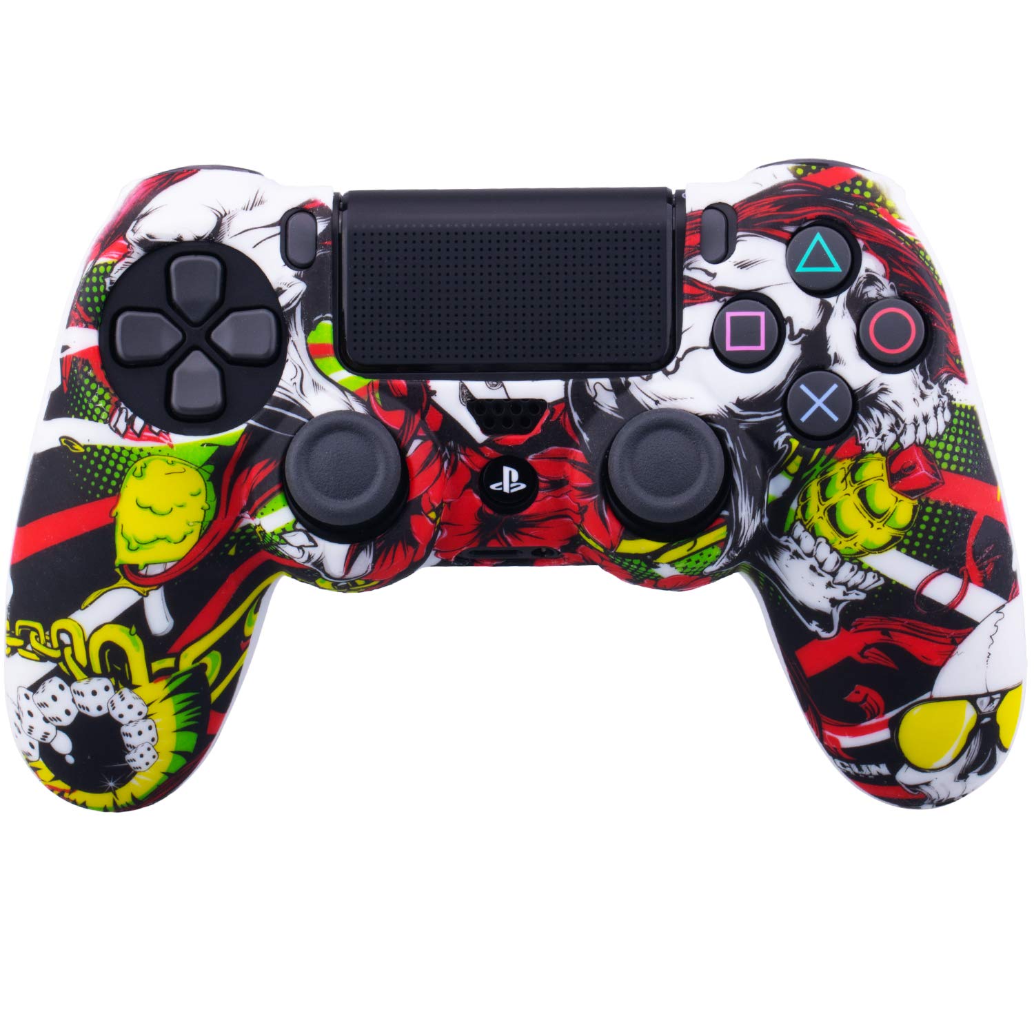 PS4 Controller Silicone Skin with Finger Grip Bundle BN27