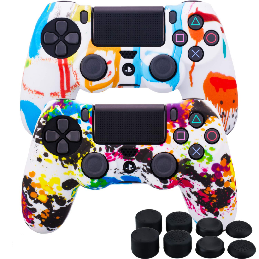 PS4 Controller Silicone Skin with Finger Grip Bundle BN26