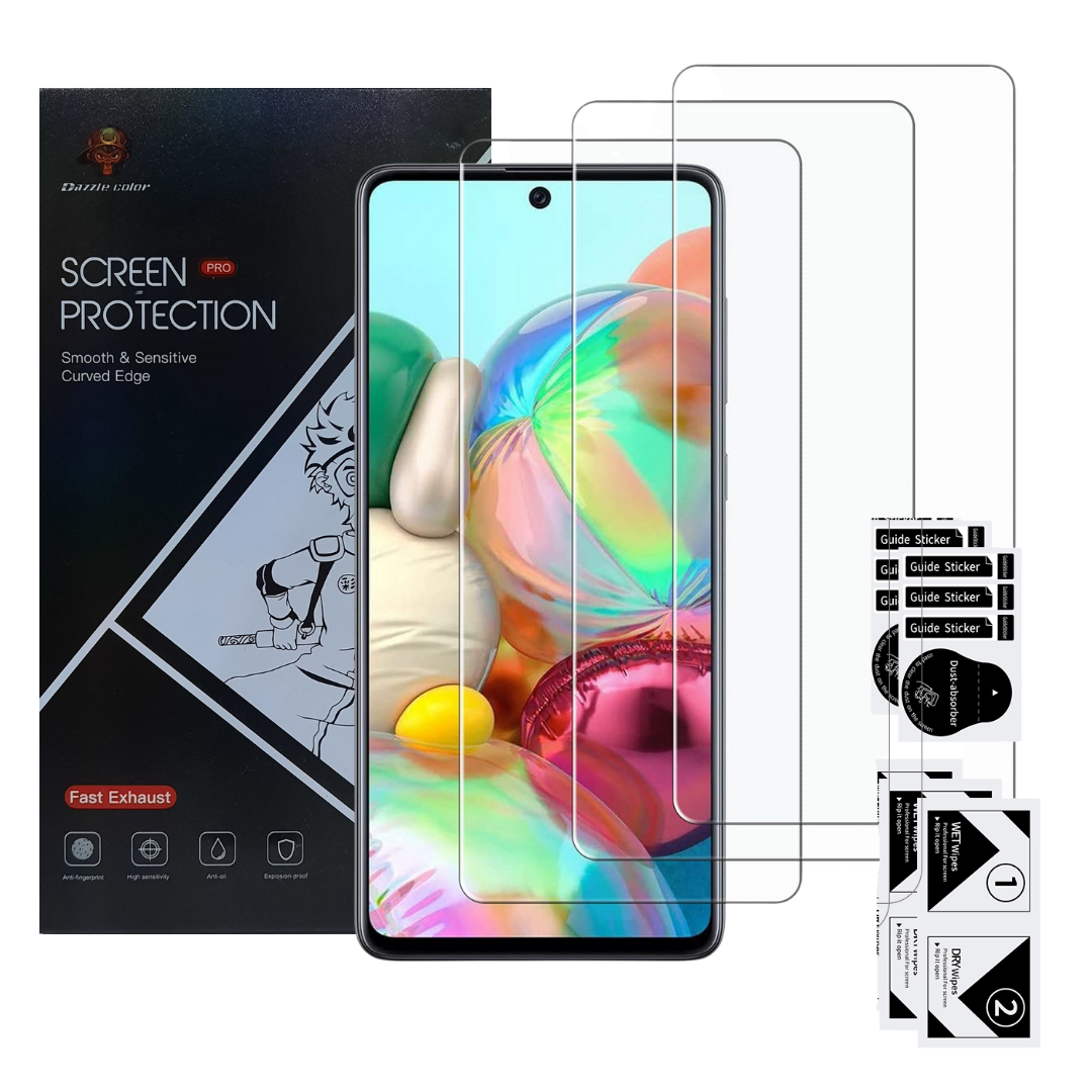 3 Pack Samsung A71 9H Strong Durable Screen Protector