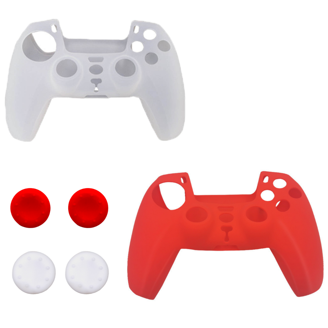 PS5 Controller Silicone Case and Thumb Grips - Pack of 2 BN20