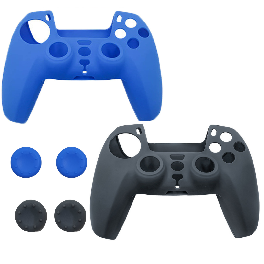 PS5 Controller Silicone Case and Thumb Grips - Pack of 2 BN24