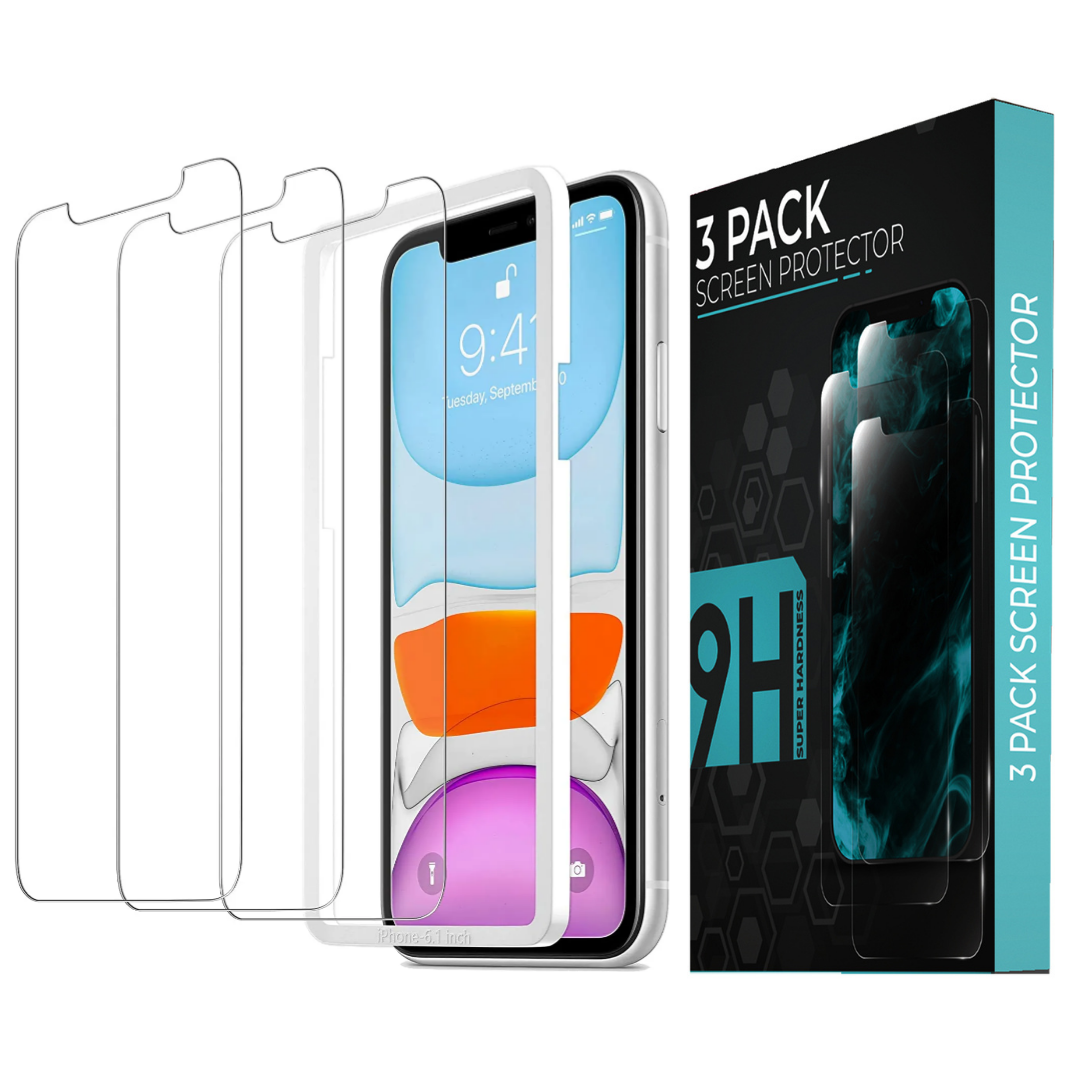 EGS - iPhone 11 Series 3 Pack Screen Protector 9H Tempered Glass